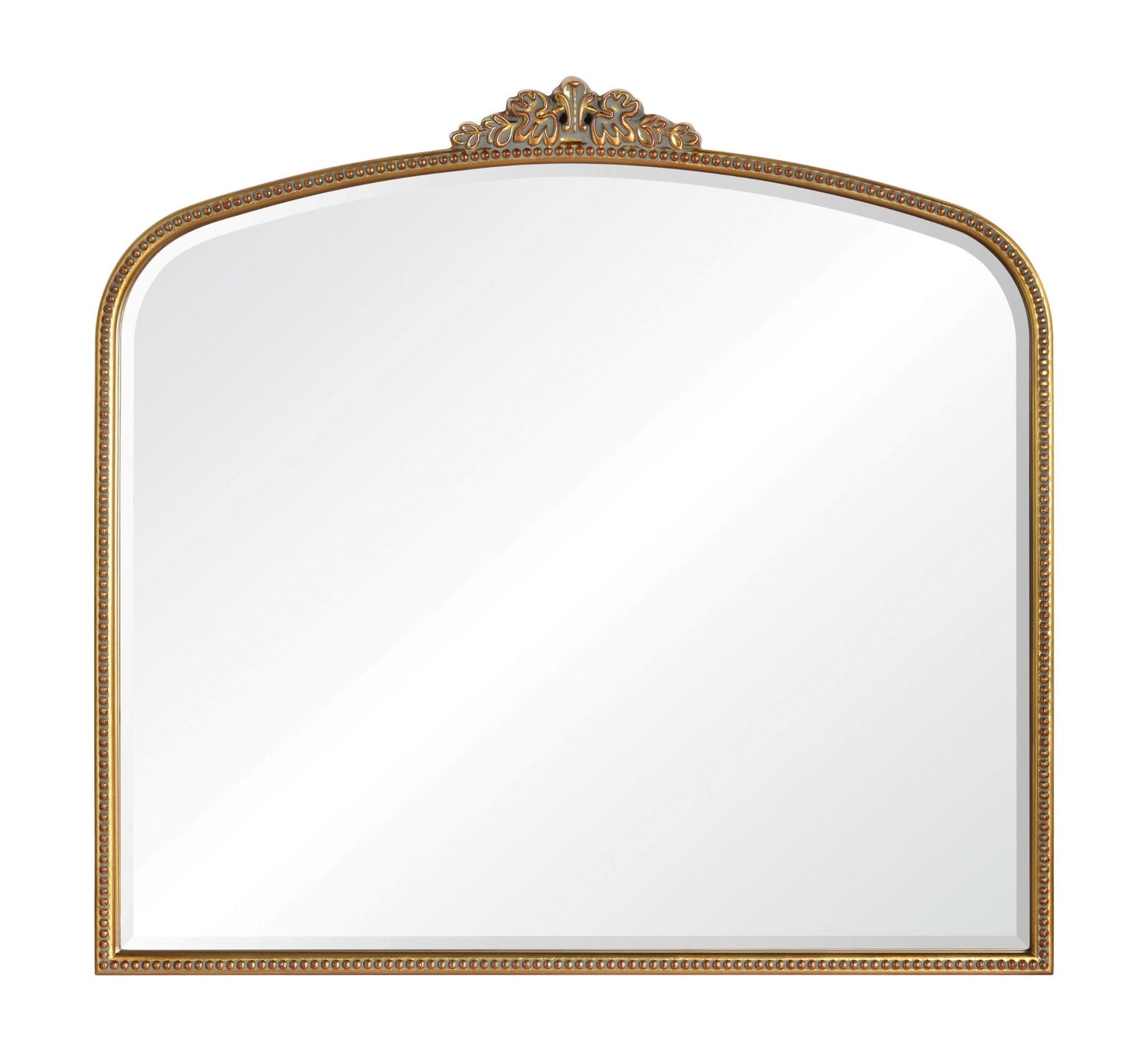 Bevel mirror, antique gold leaf finishing