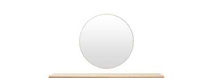 Bisque Brown Mirror