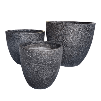 Black Foam Indoor/Outdoor Plant Pot By Roots 40W*40D*34H.