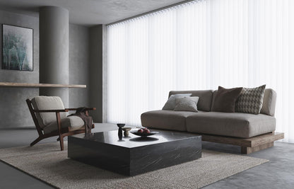 Black Marquino Marble Coffee Table