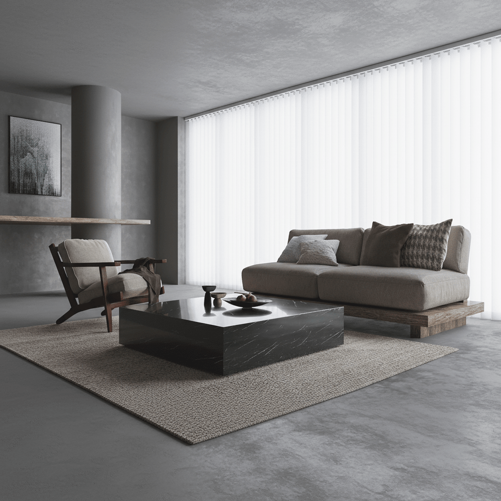 Black Marquino Marble Coffee Table