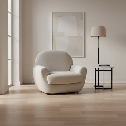 Blissful Seating Beige Swivel Chair W98
