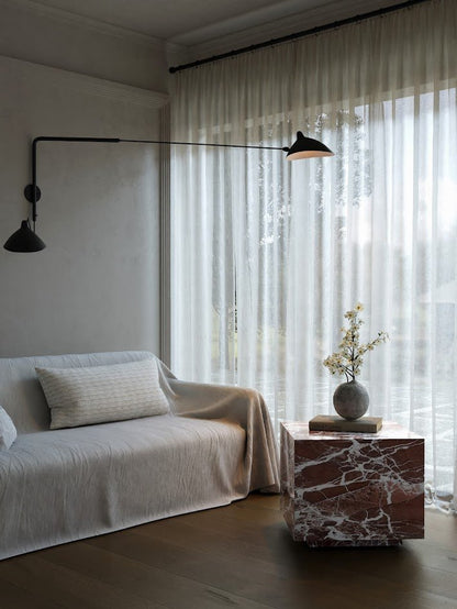 Bloodstone Marble Side Table