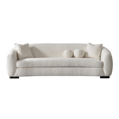 Bouclé Beige Set + Free Accent table