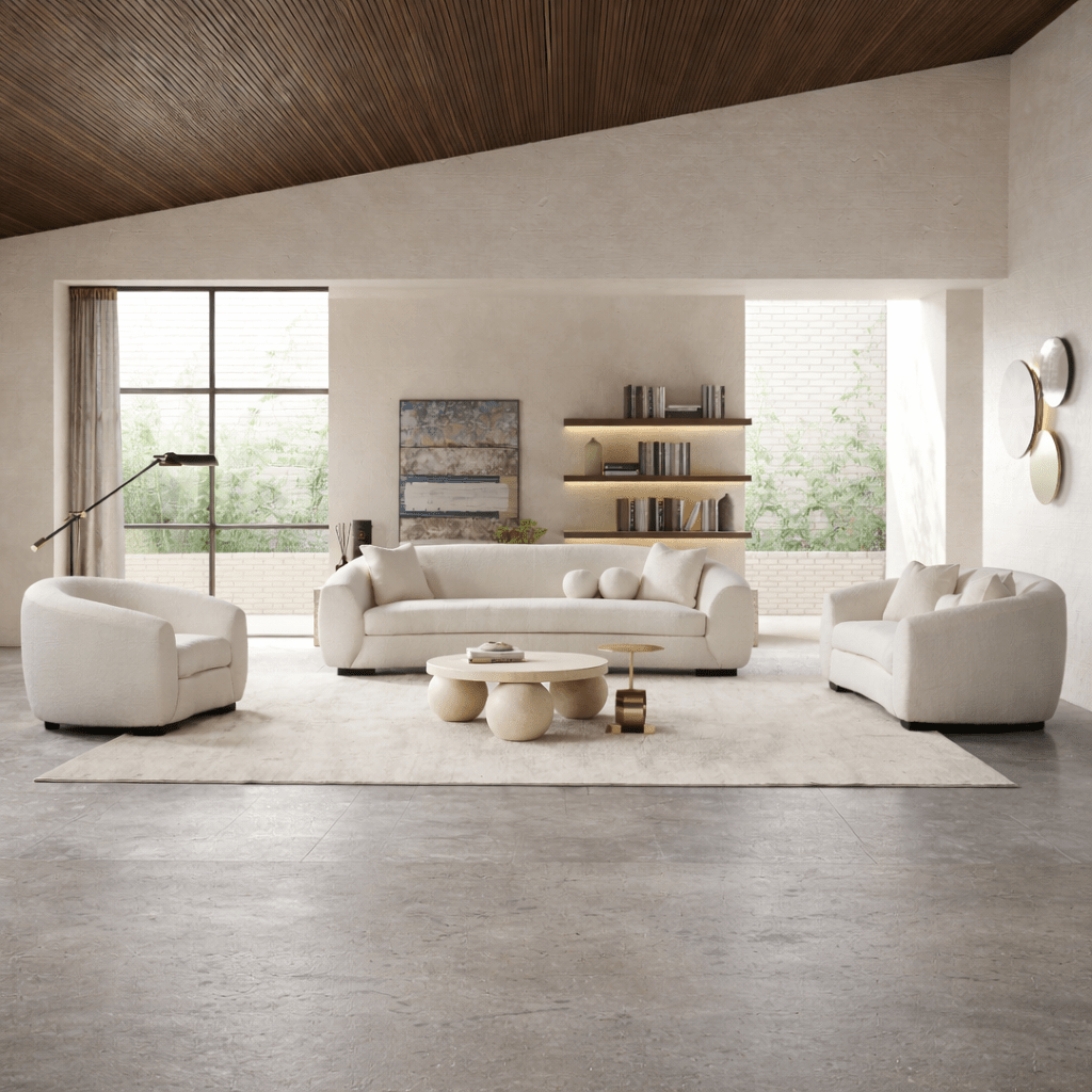Bouclé Living room Set