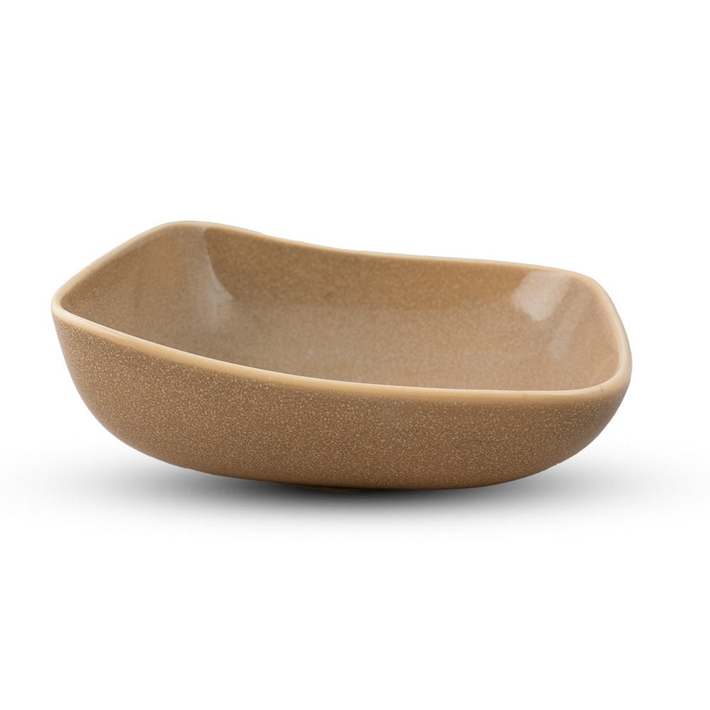 BOWL-VITAL SQUARE-16CM-REACTIVE BURNT SIENNA-AHC-A