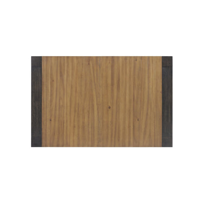 Breckenridge Dining Table with Oak Top in Black