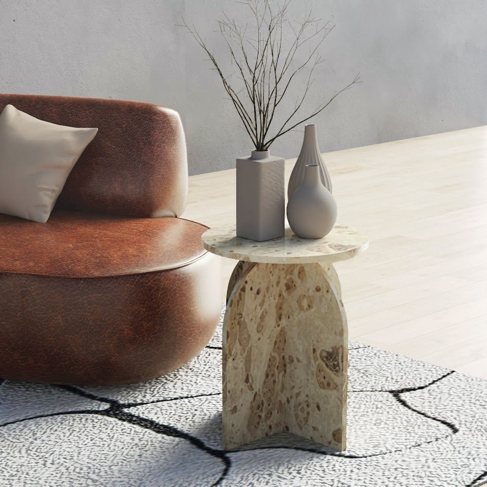 Brielle MARBLE SIDE TABLE