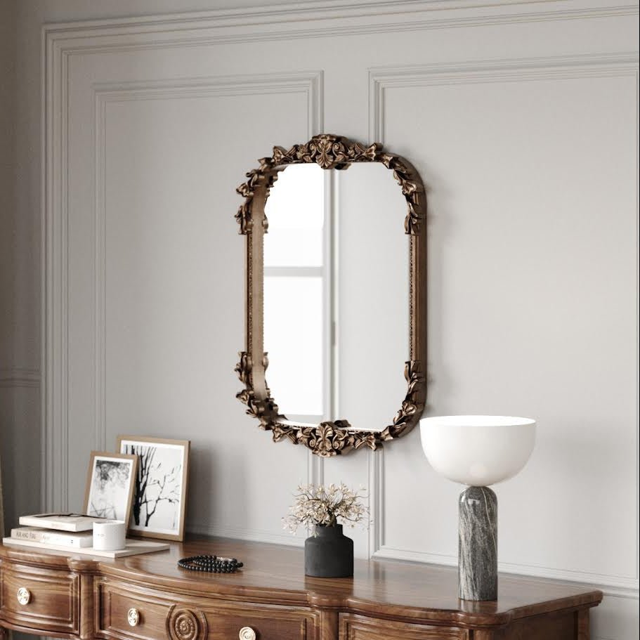 Calder Mirror Verdegris