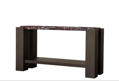 Calla Console table - Red Marble