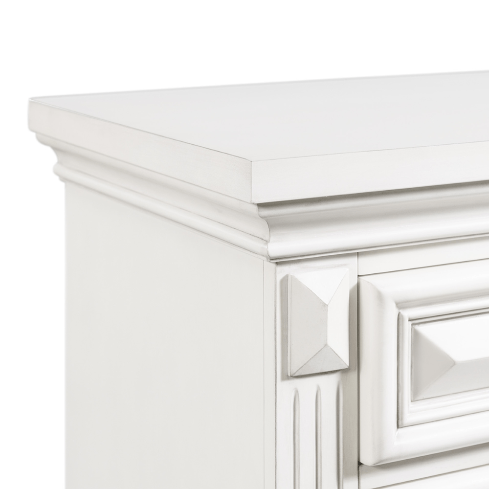 Calloway 7-Drawer Dresser w/ Mirror Set in White