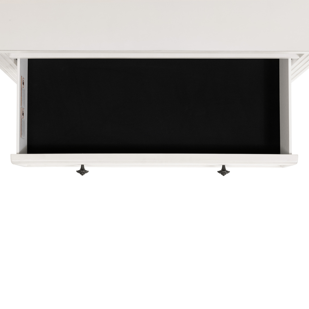 Calloway Media Chest White Color