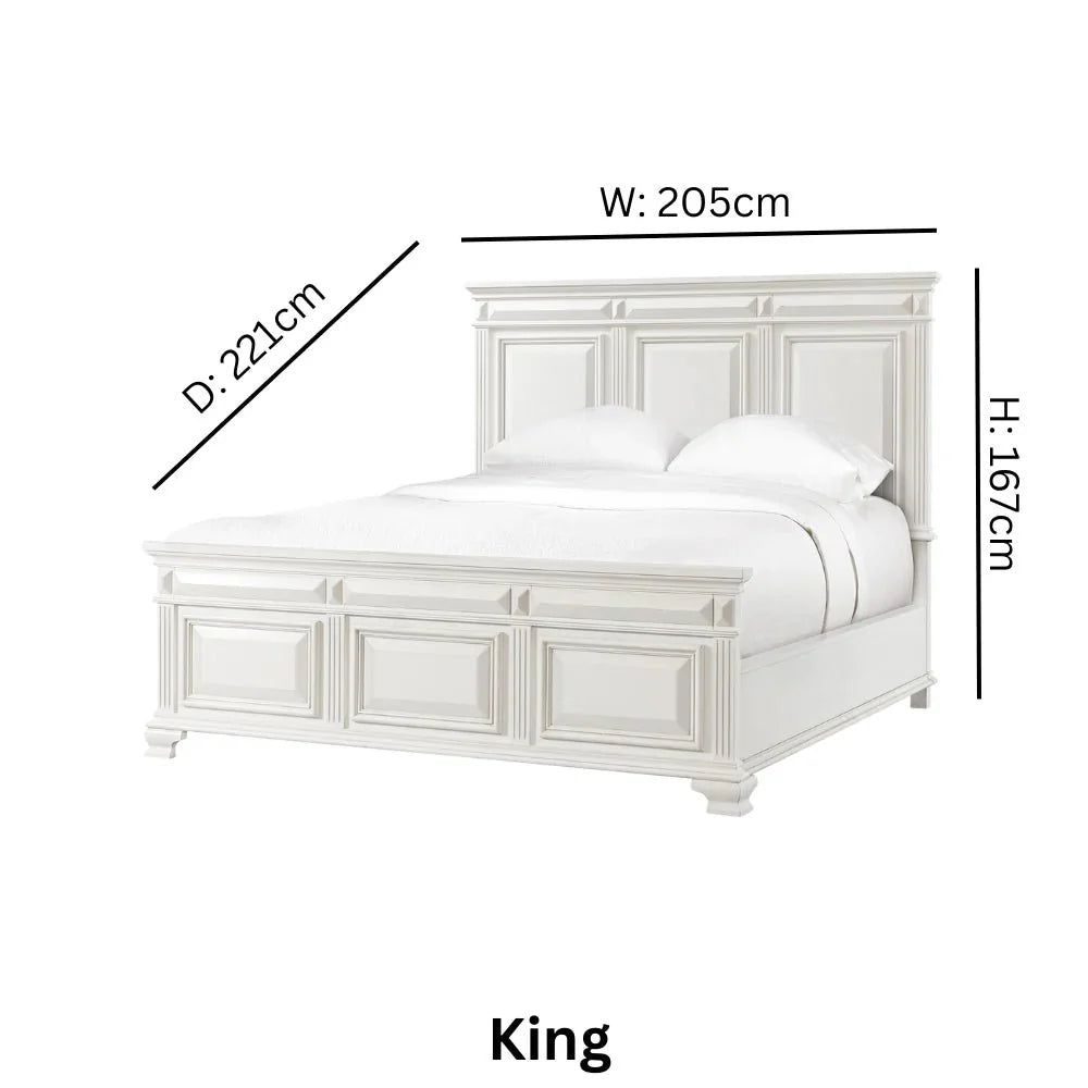 Calloway Media Chest White Color