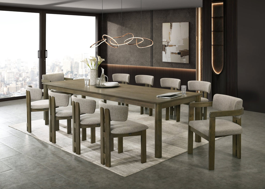 Capri Antique Oak Dining Table 220 CM