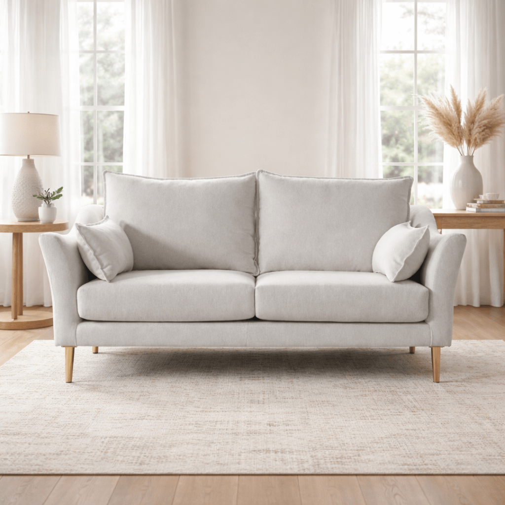 Carmen Beige Loveseat W160