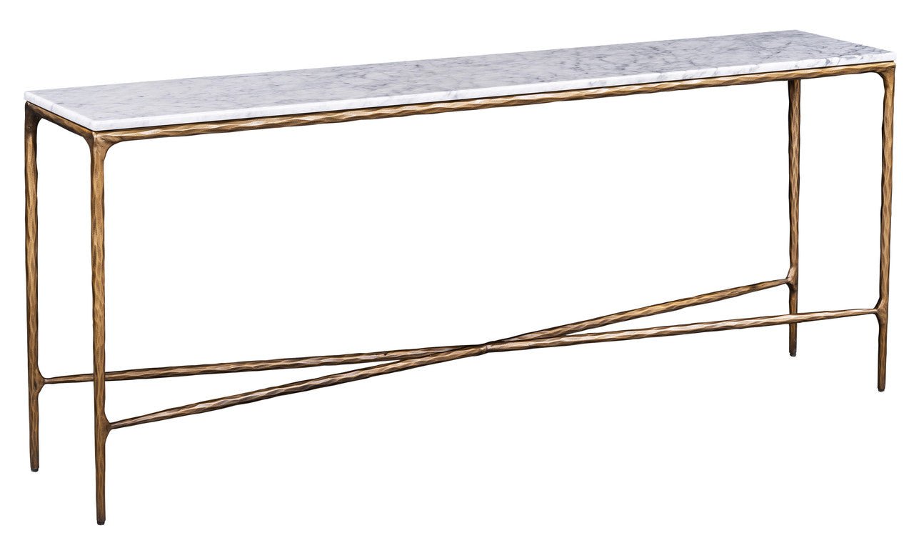 Carrara marble Gold Iron