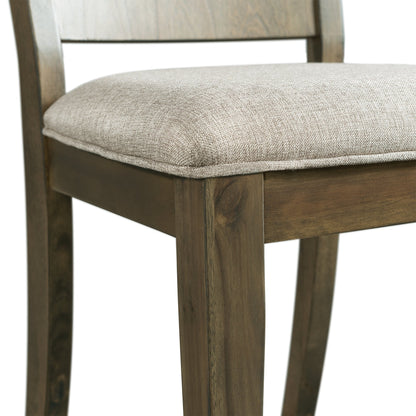 Cato Keyhole Panel Back Side Chair Grey Color (2 Per Pack)