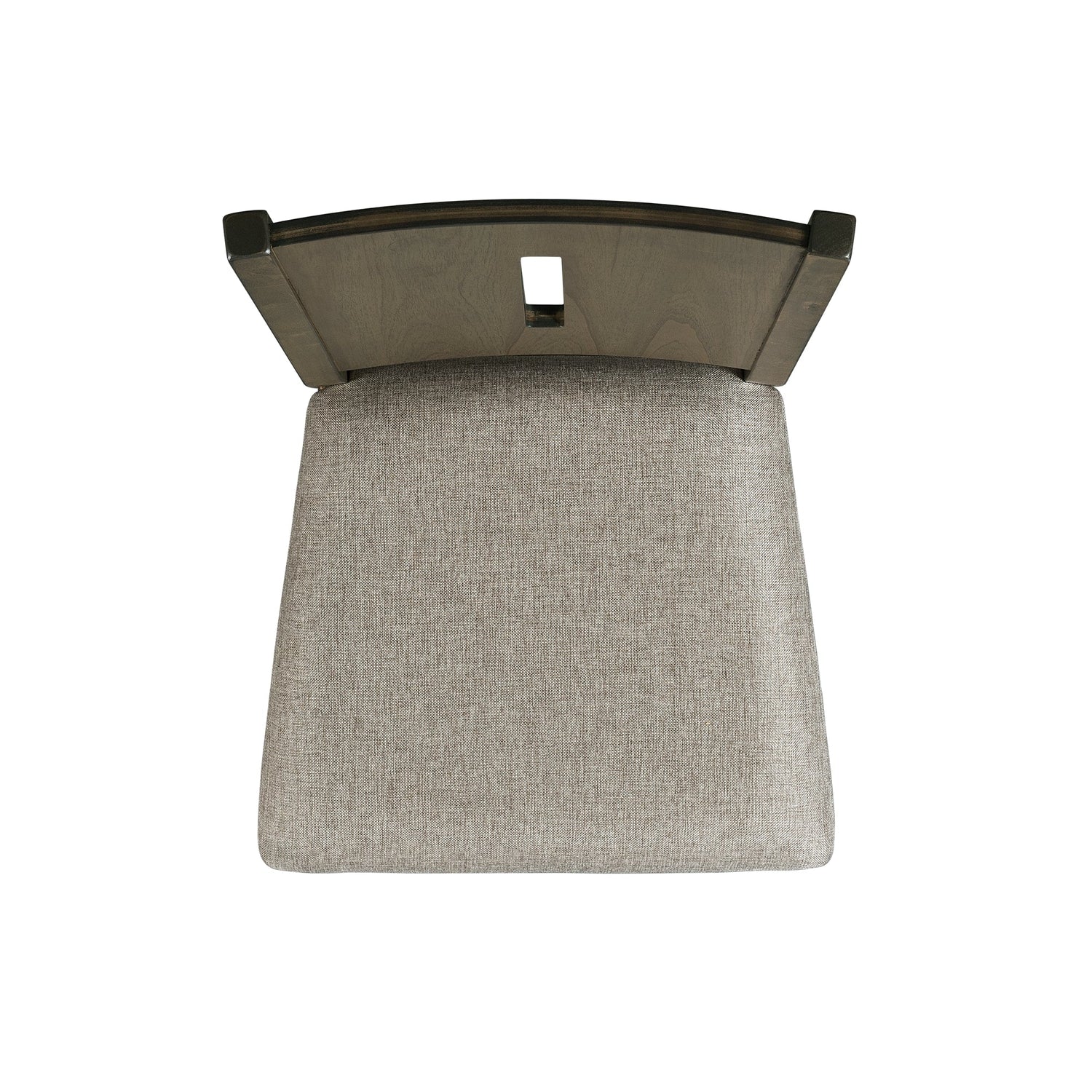 Cato Keyhole Panel Back Side Chair Grey Color (2 Per Pack)