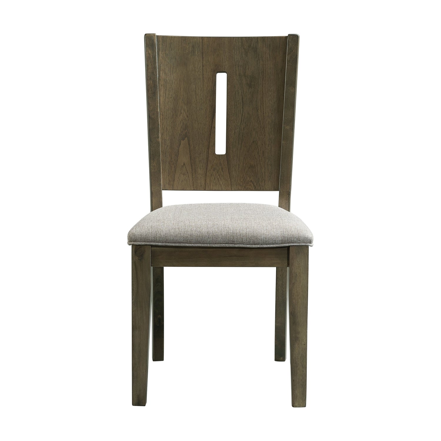 Cato Keyhole Panel Back Side Chair Grey Color (2 Per Pack)