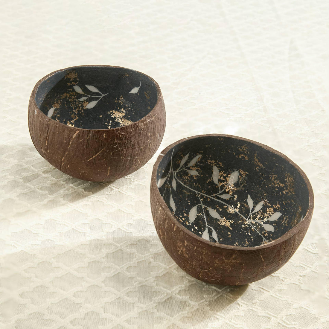 Winter nights coconut bowl set of 2