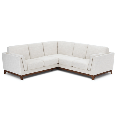 Centi Fresh White Sectional Sofa