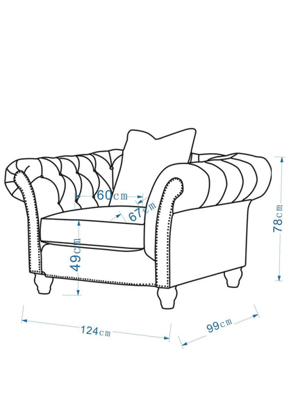 Chesterfield Cream chair