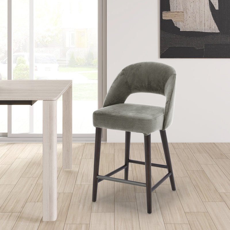 Clara Blue Barstool Chair