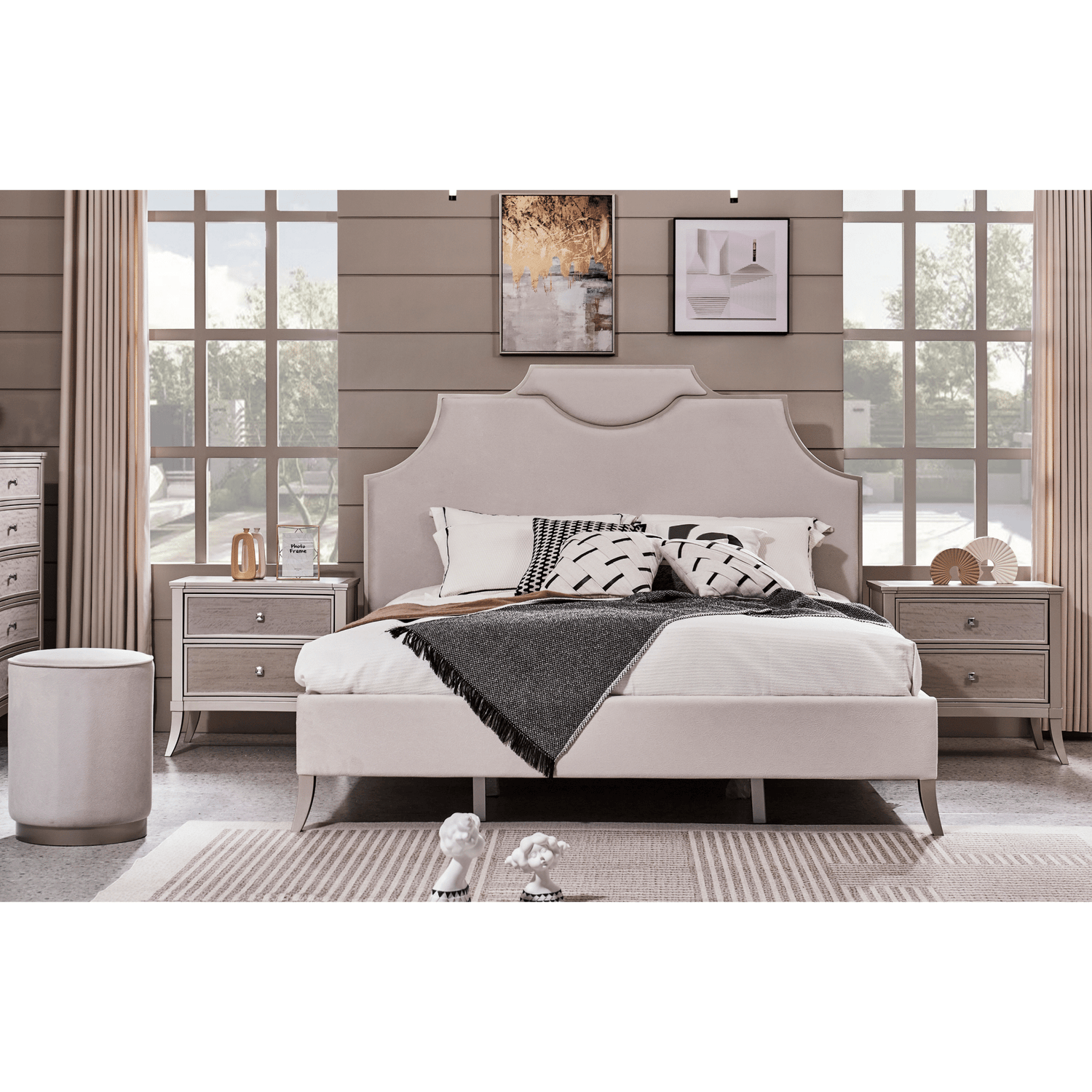 CLAREMONT WOODS KING BED