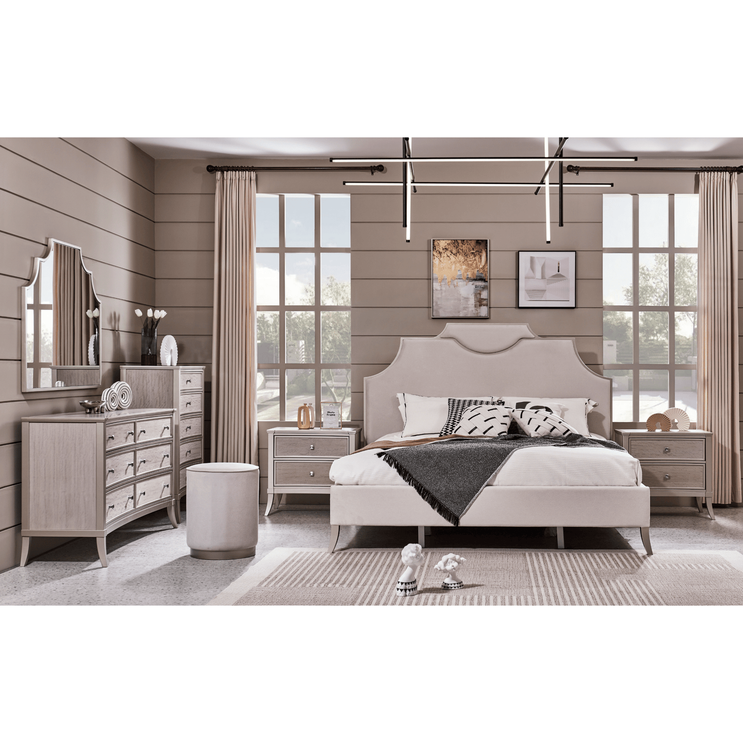 CLAREMONT WOODS KING BED