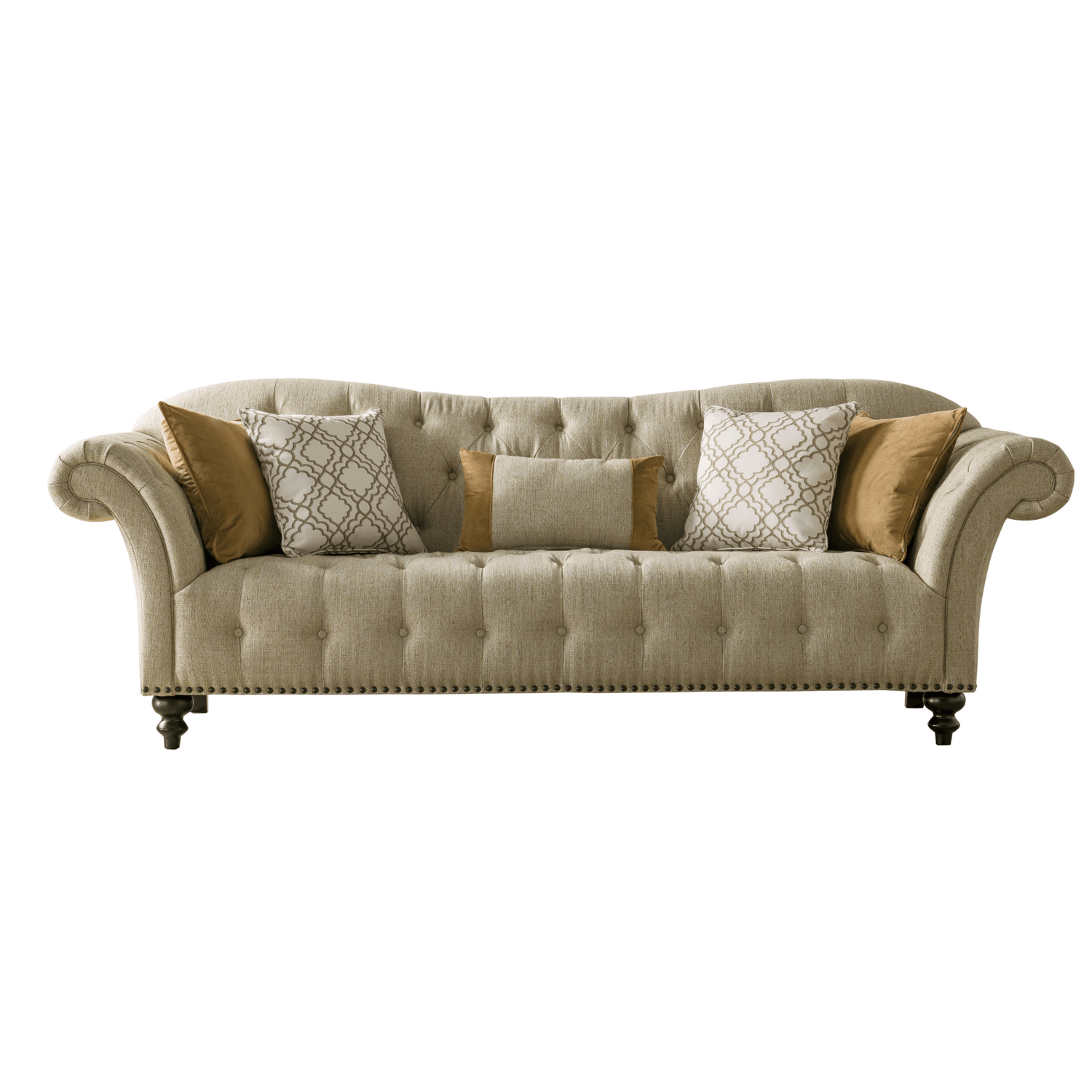 Classic Beige Living Room Set