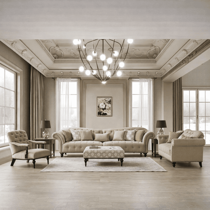 Classic Beige Sofa