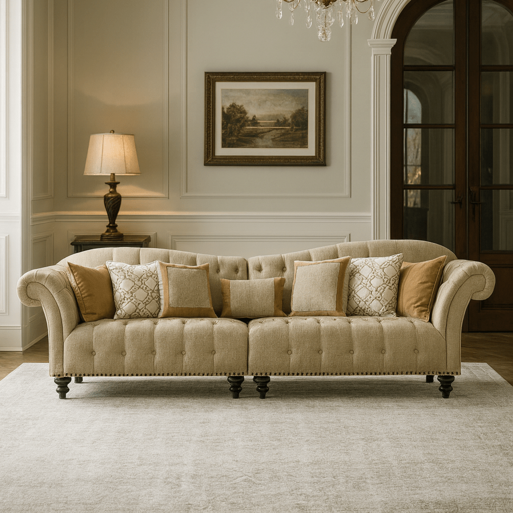 Classic Beige XXl Sofa