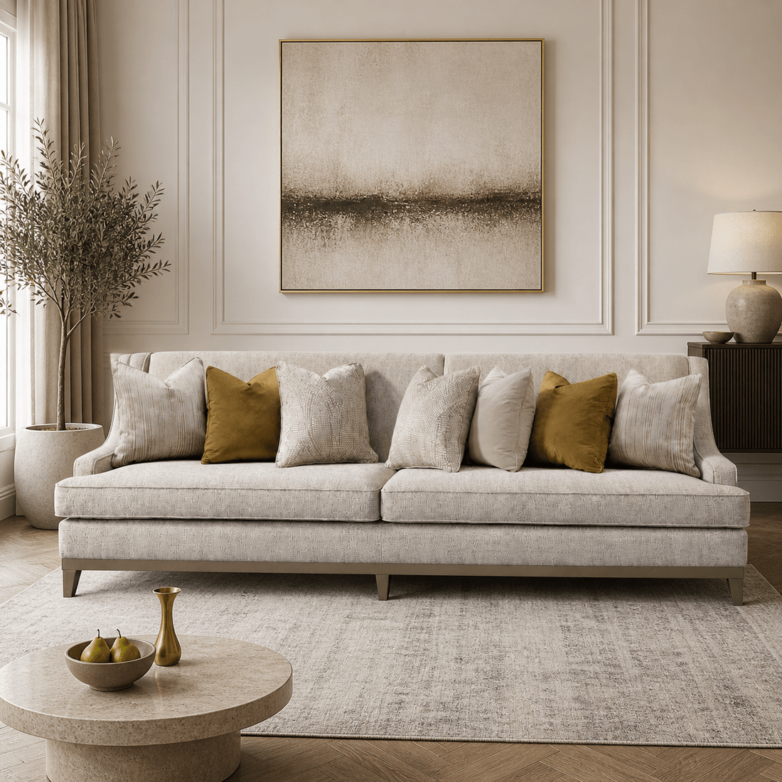 Classy By Noha Albabtain 5 Seater Sofa