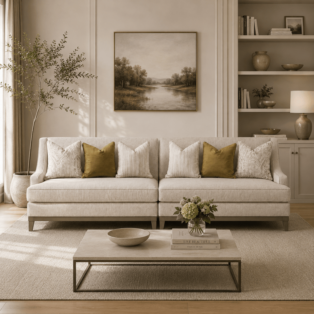 Classy By Noha Albabtain 6-seater Sofa