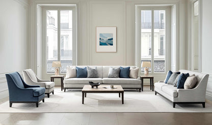 Classy By Noha Albabtain Blue Arm Chair