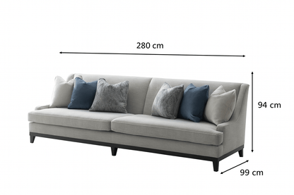 Classy By Noha Albabtain Blue XL Sofa