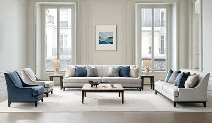 Classy By Noha Albabtain Blue XXL Sofa