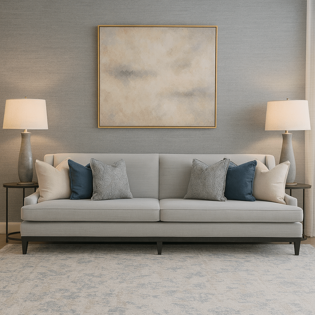 Classy By Noha Albabtain Blue XXL Sofa