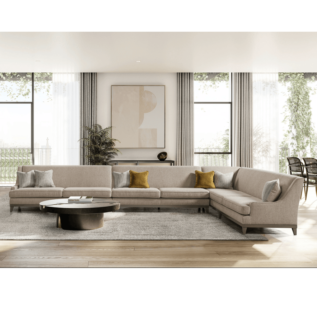 Classy By Noha Albabtain Sectional RAF3+AL+LAF2