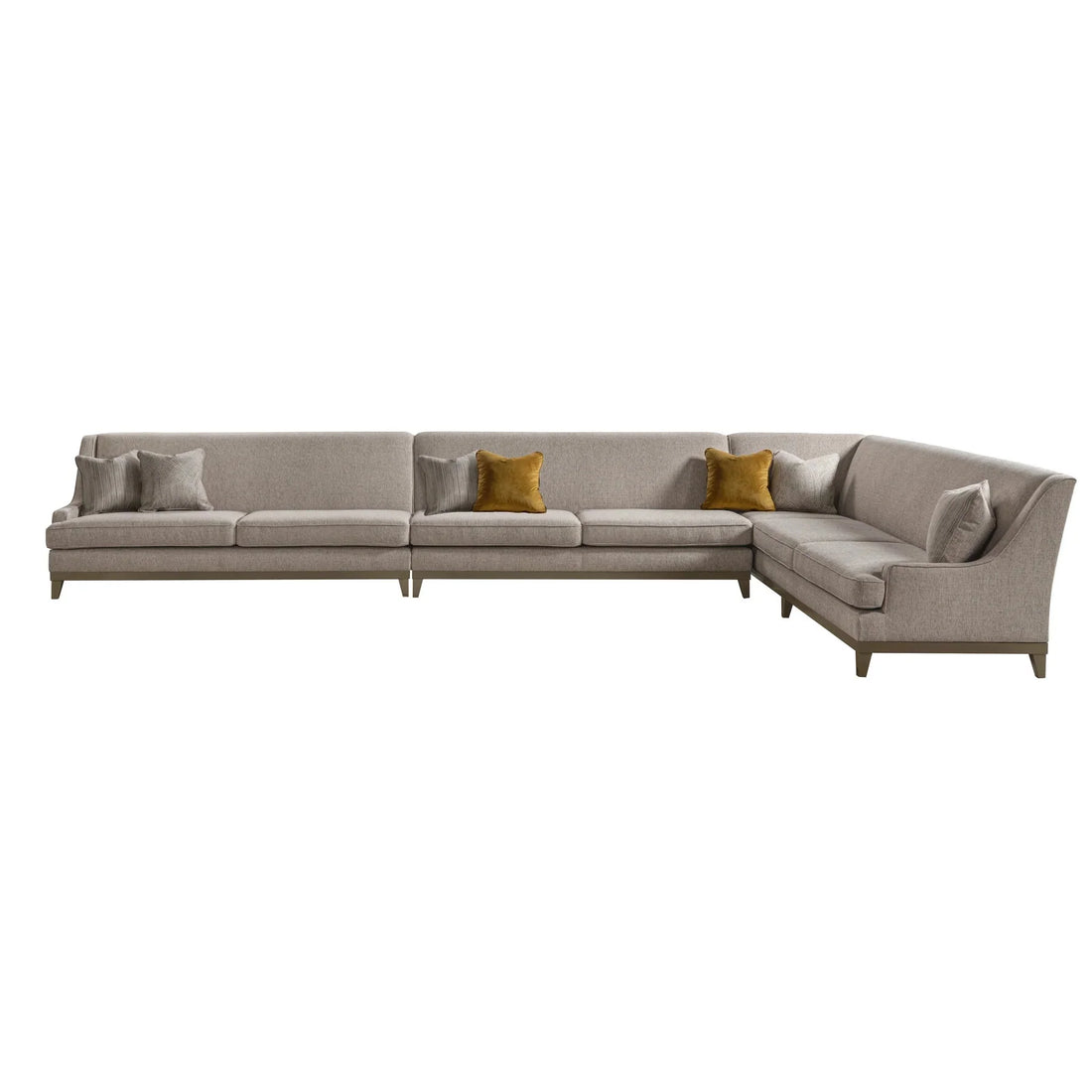 Classy By Noha Albabtain Sectional RAF3+AL+LAF2+Accent Chair