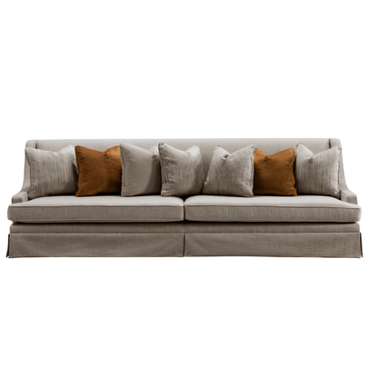 Classy By Noha Albabtain Skirted  Beige Sofa Set