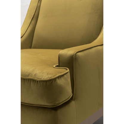 Classy By Noha Albabtain Velvet Gold Chair