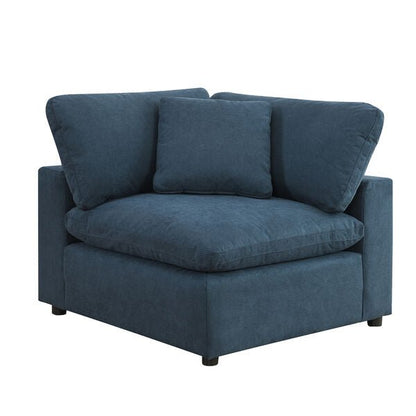 Cloud 9  Navy Sectional with Hardy Occasional(Coffe Table1/End Table1)
