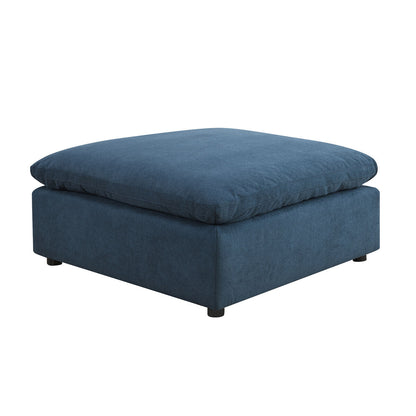 Cloud 9  Navy Sectional with Hardy Occasional(Coffe Table1/End Table1)