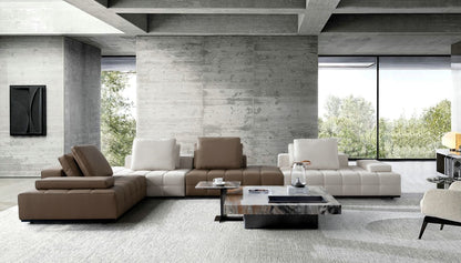 Cloud Comfort Brown Left Arm Facing Seater W140