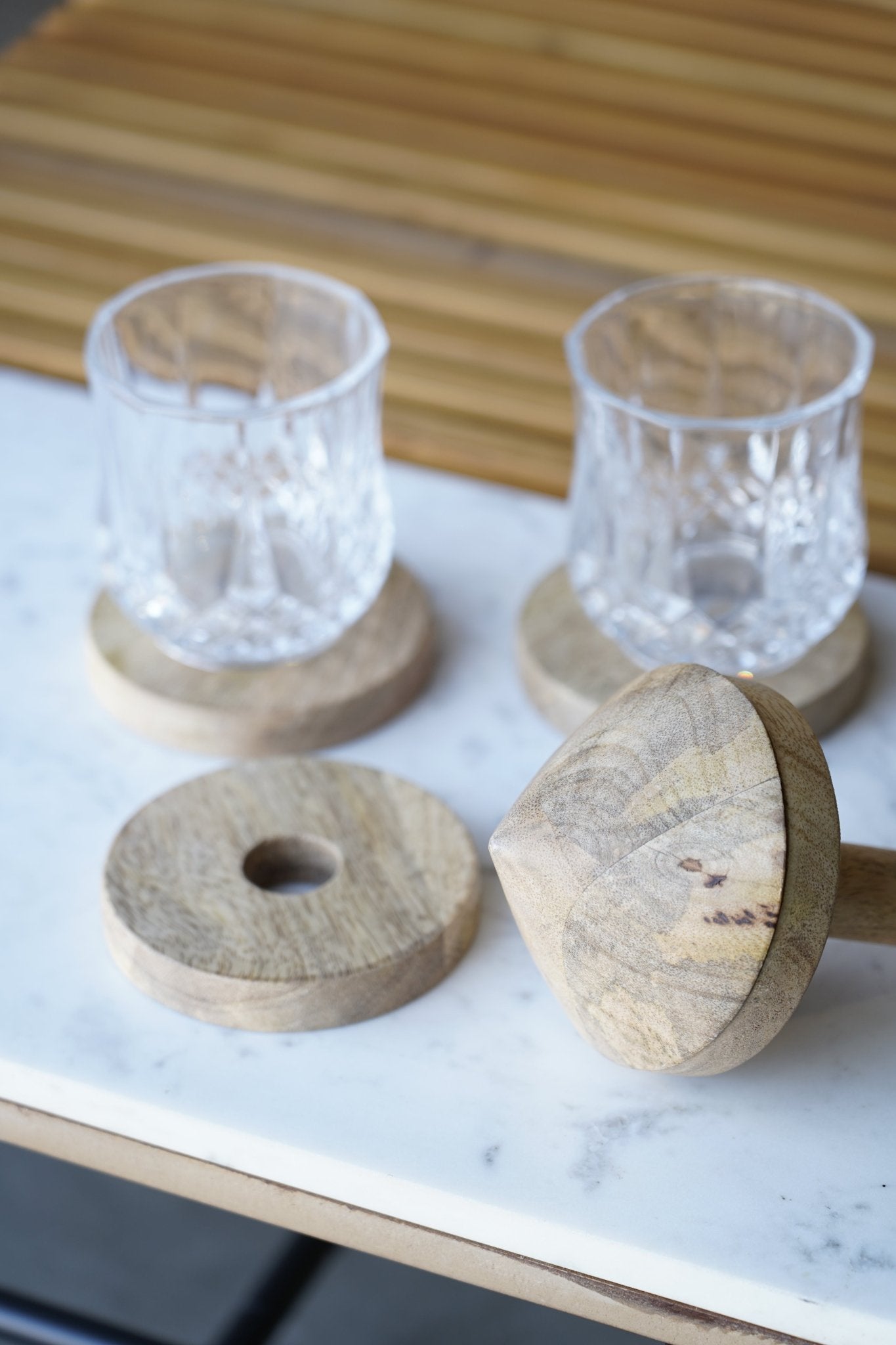 Coaster with stand