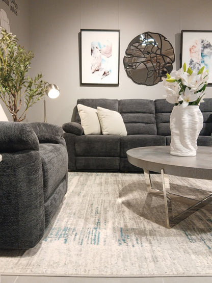 Comficore Charcoal Motion Power Sofa