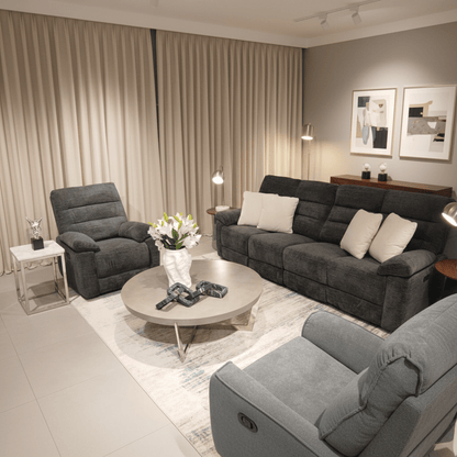 Comficore Charcoal Motion Power Sofa