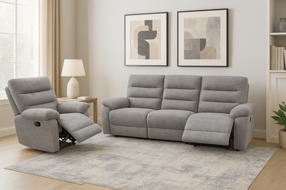 Comficore Grey Motion Power Sofa