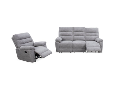Comficore Grey  Motion Set ( Sofa + Chair)